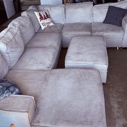 Couch And Ottoman With Storage