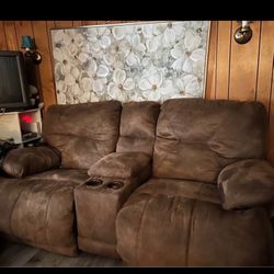Catnapper Sofa And Love Seat Reclining Set 