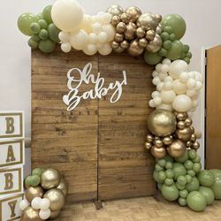 Oh Baby Balloon Garland