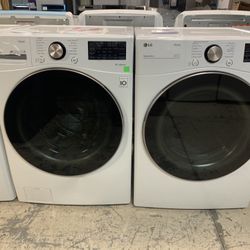 LG WASHER AND ELECTRIC DRYER 