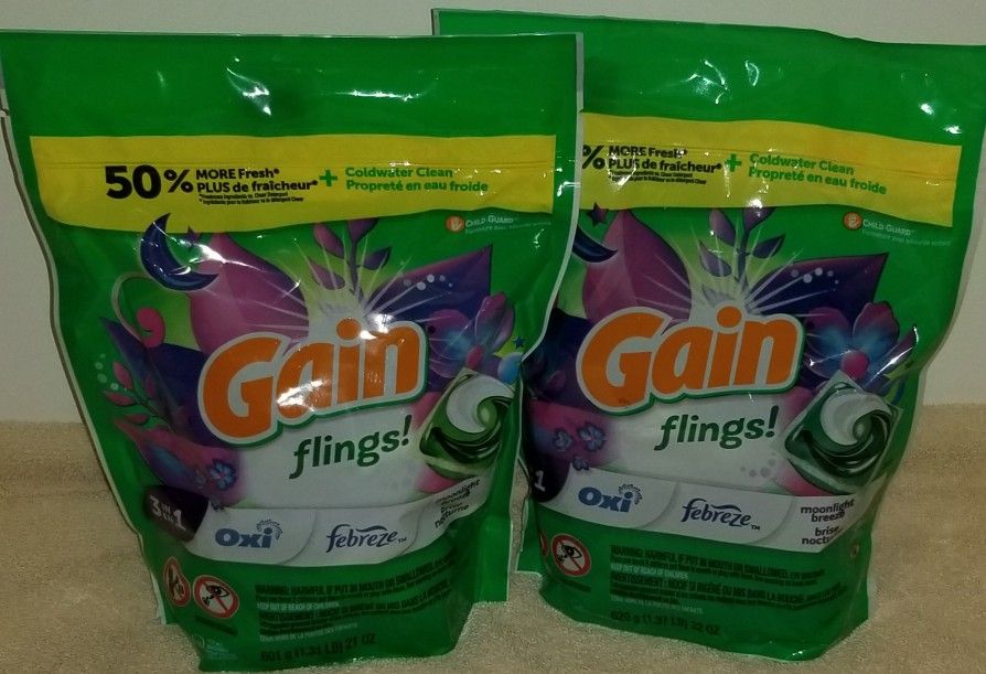 Gain Flings 31 Pac Each