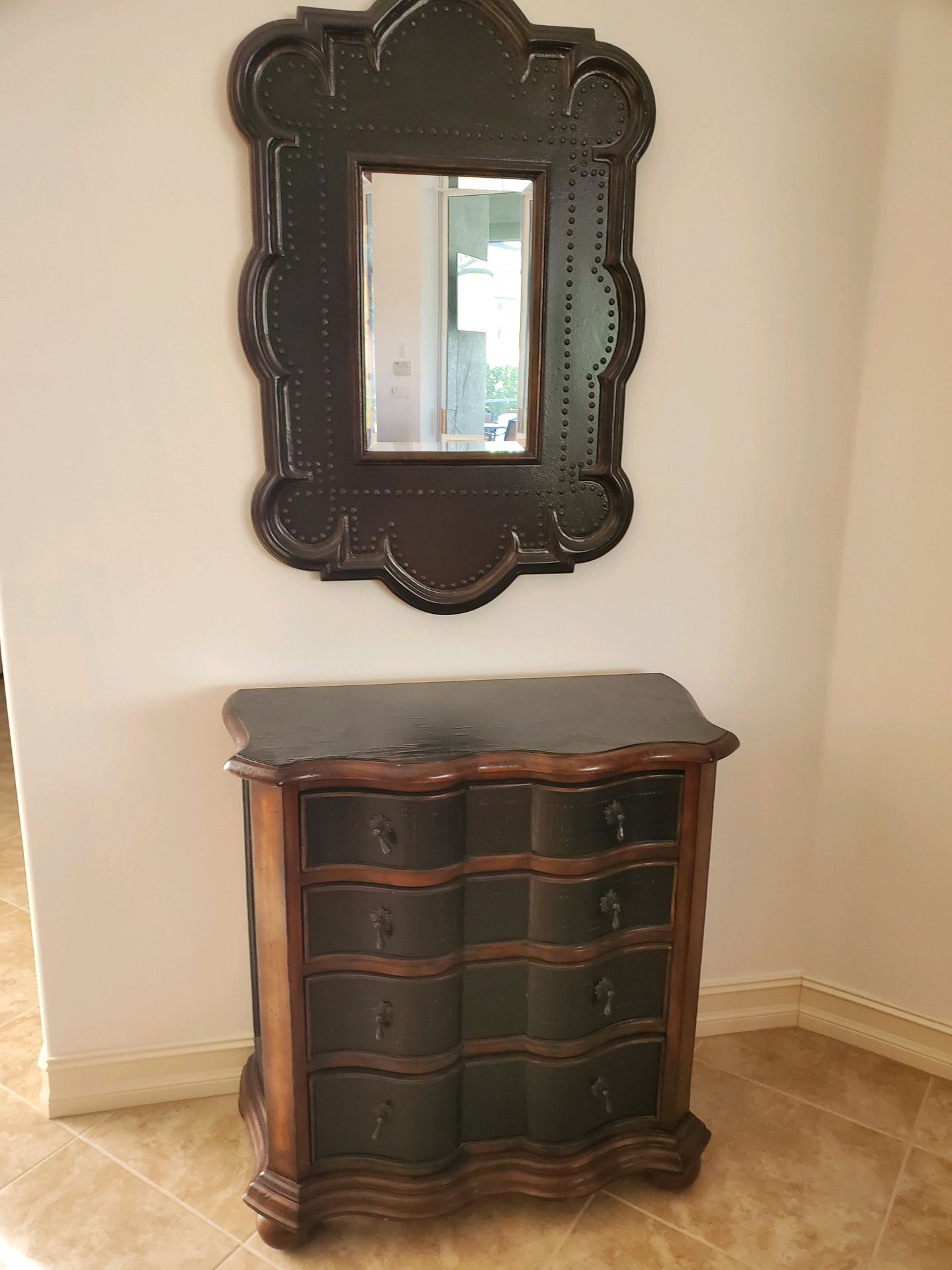 Chest And Matching Mirror