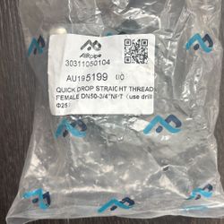 QUICK DROP STRAIGHT THREAD FEMALE DN50-3/4"NF'T (use drill Ф25)
