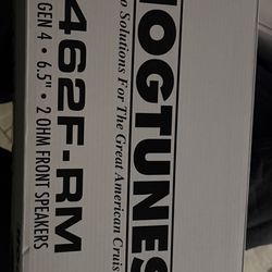 Hogtunes 462F-RM Gen 4 6.5” Front Speakers (2 Ohm) NEW