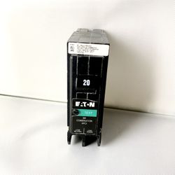 Eaton BRP120AF 20 amps Combination AFCI Single Pole Circuit Breaker, Black