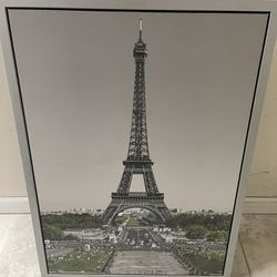Black & White Canvas Eiffel Tower