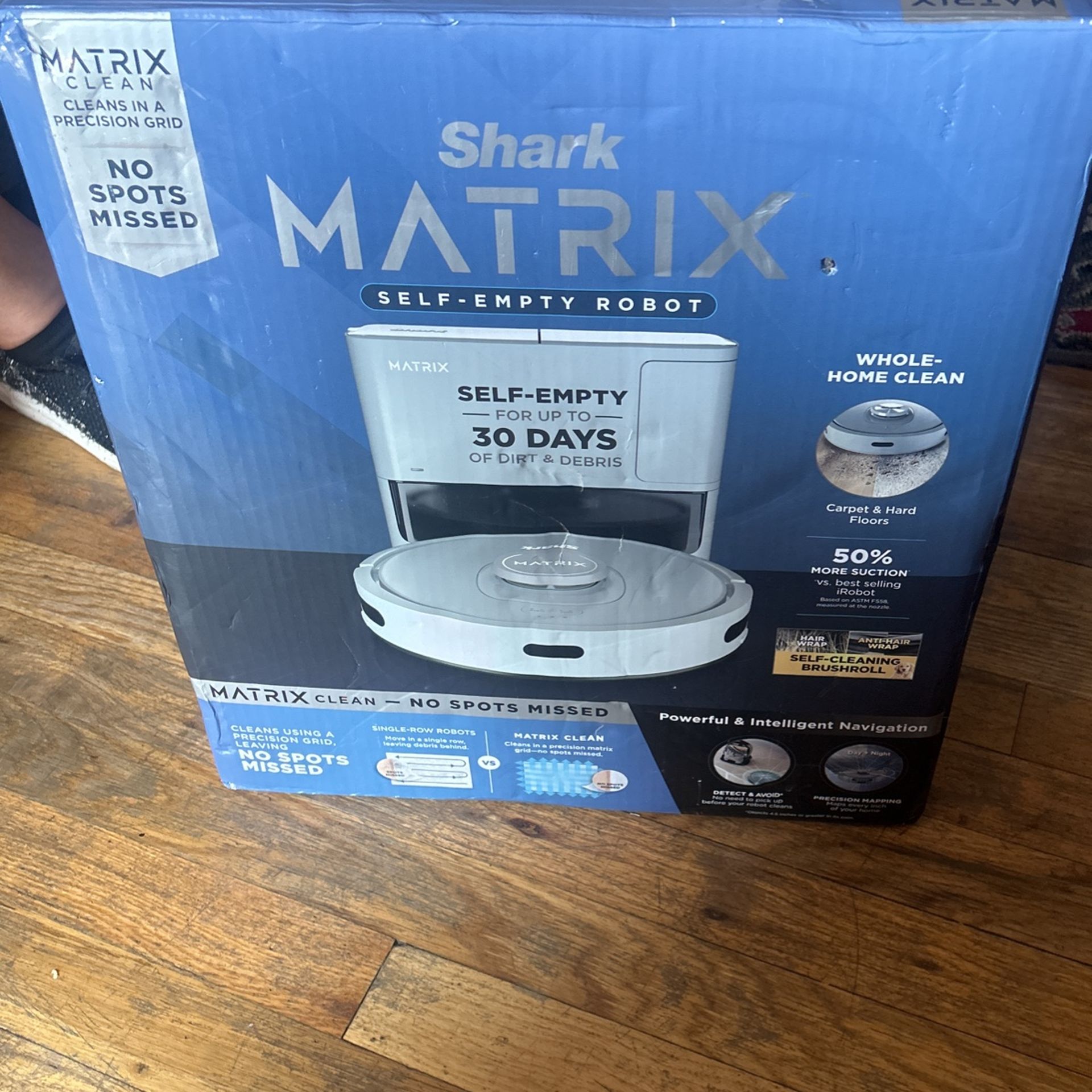 Brand New Matrix Self Empty Robot Vacuum