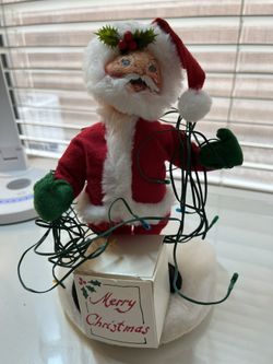 1993 Vintage Annalee Santa Clause With Lights