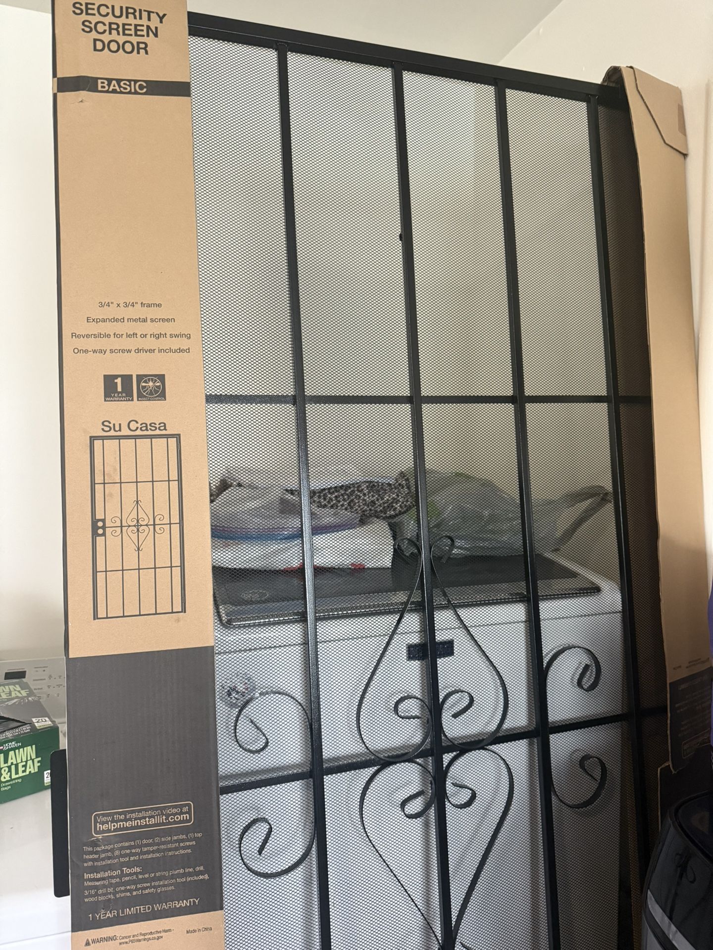 Front Door Security Gate