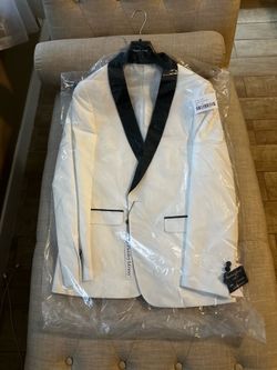Paisley and Gray Men’s Suit Jacket