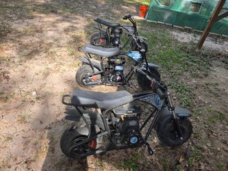 2 Gas-Powered Mini Bikes