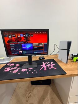 PS5 Slim Digital Edition + 2 Controllers + Charging Dock - Like New