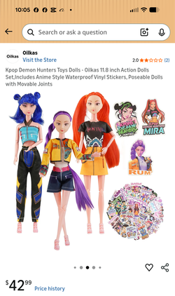 Kpop Demon hunters Doll's