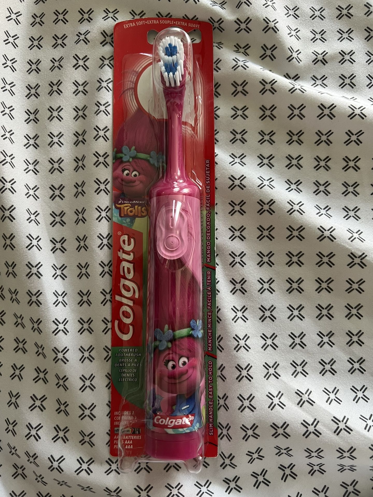 Colgate Trolls Kids Spinning Toothbrush Brand New!!