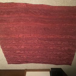 Burgundy Shower Curtain