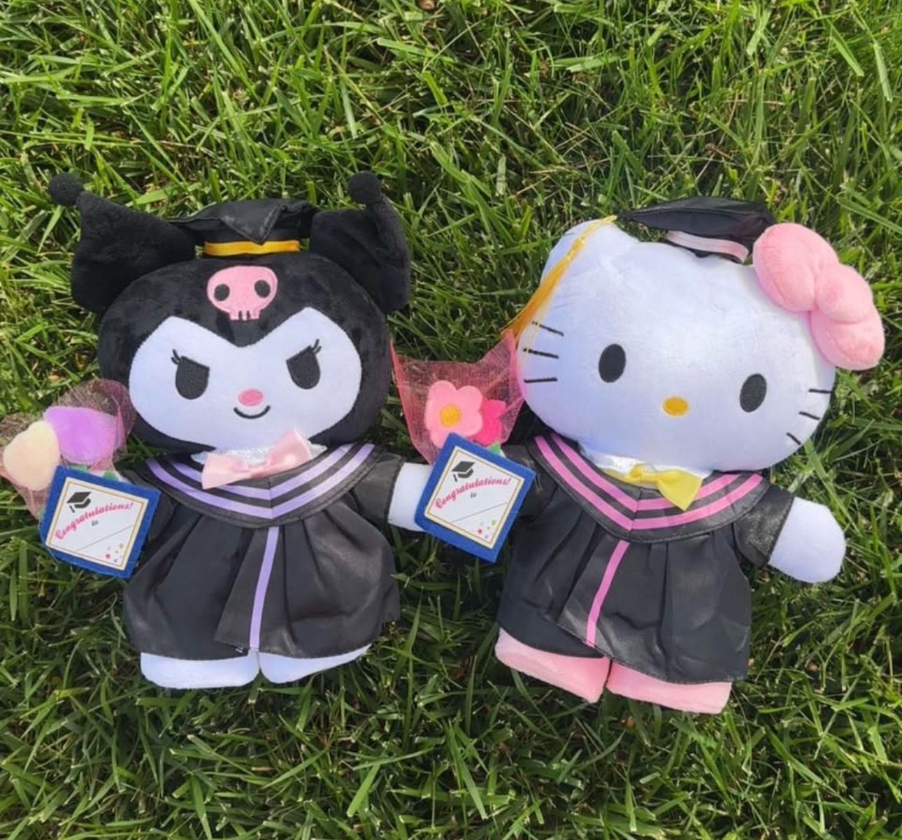 Hello Kitty/Kuromi Grad plush