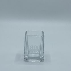 1800 Tequila Clear Square Shot Glass