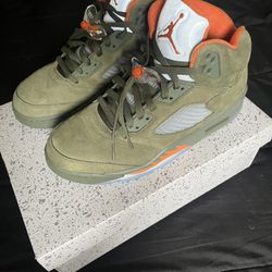 jordan 5s “olive” 