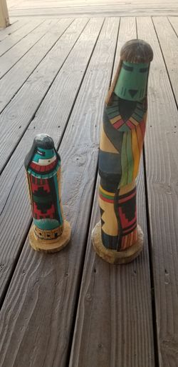 Wooden tikis