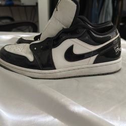 Jordan 1 Low Concords No Laces 