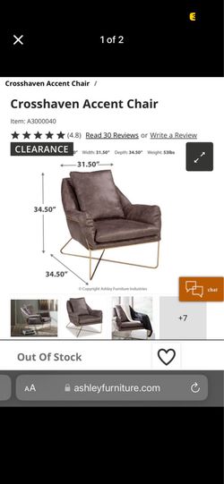 Ashley Furniture accent chairs