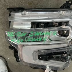 2022-24 CHEVY SILVERADO HIGH CONTRY LF HEADLIGHT FULL LED OEM 