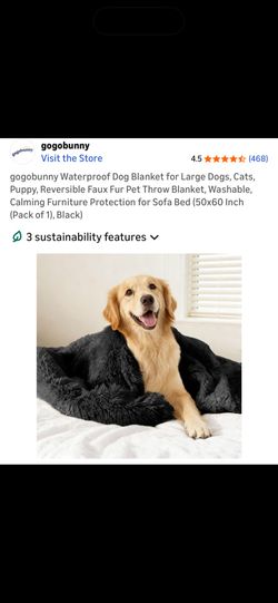 Waterproof Dog Cat Blanket 50x60” New ($15)