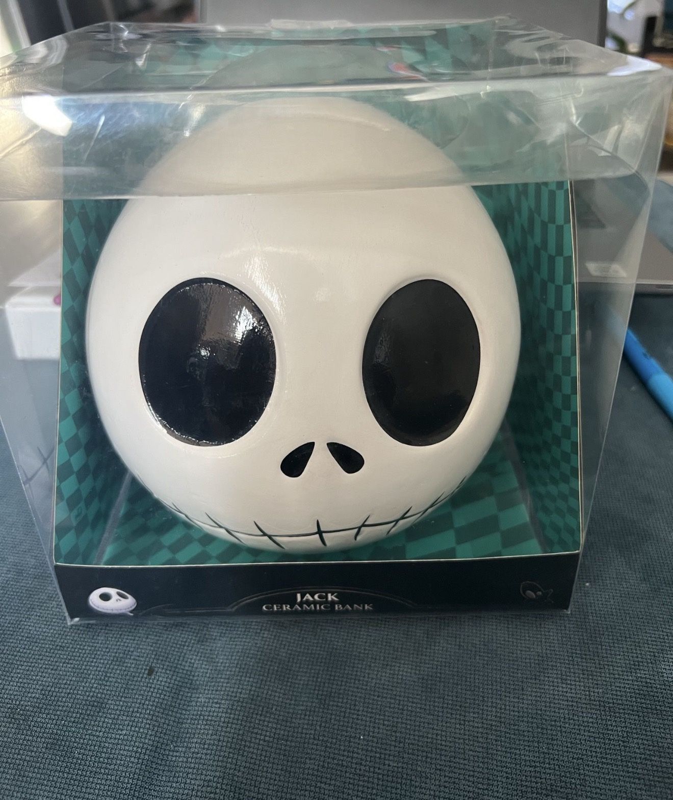 Nightmare Before Christmas Ceramic Jack Piggy Bank