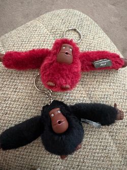 Barbie and Kipling Keychains