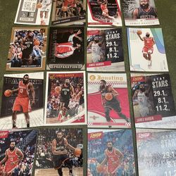 Lot Of 17 James Harden Basketball Cards 