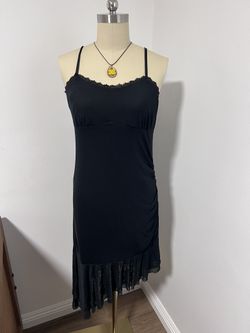 Large Black Dress Stretchy And Comfortable Party Dress Special Even. New