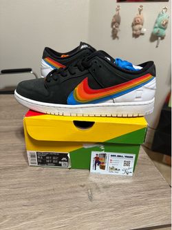 Size 9.5 - Nike SB Dunk Low x Polaroid Black