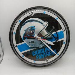 Carolina Panthers NFL Football Sports Team Fan Wall Clock Decor. Made In USA 