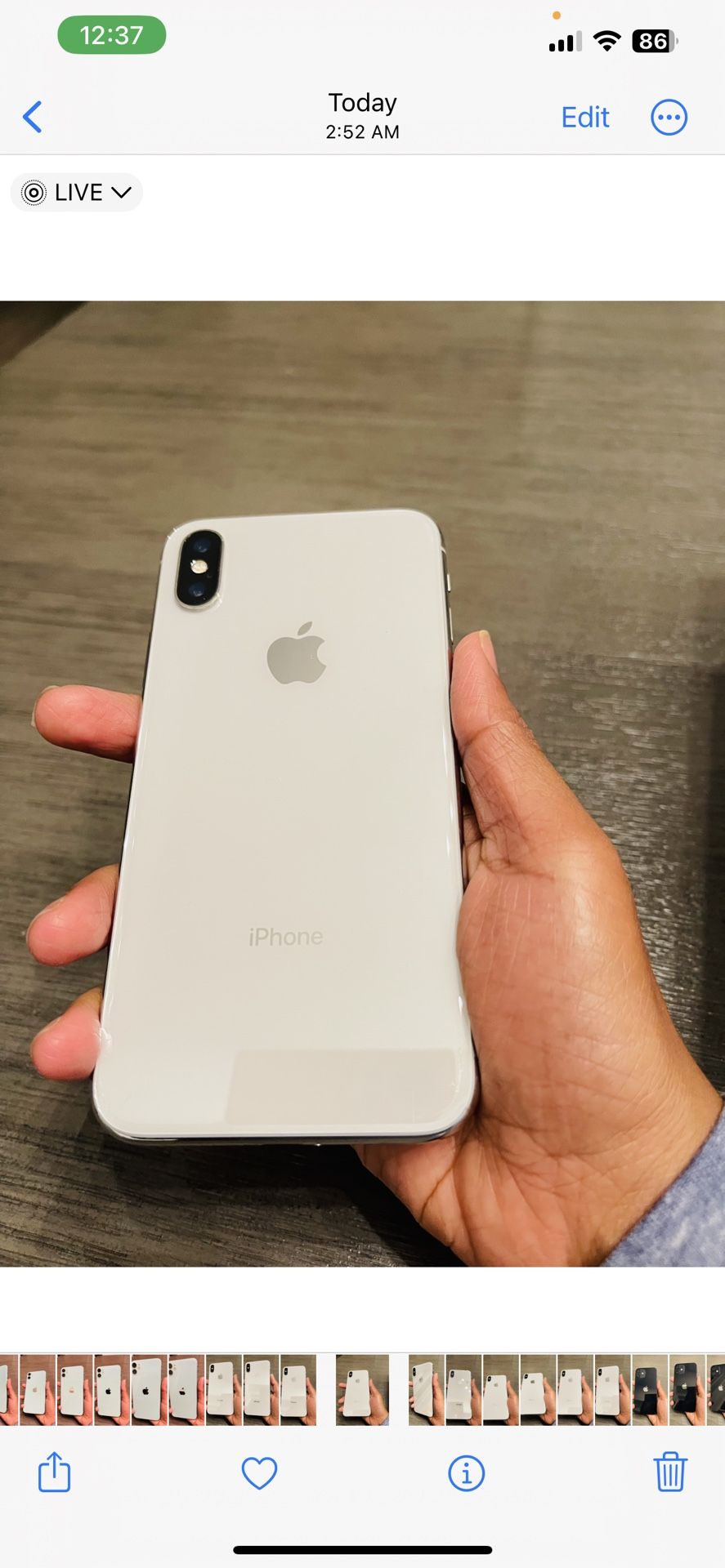 iPhone X White 