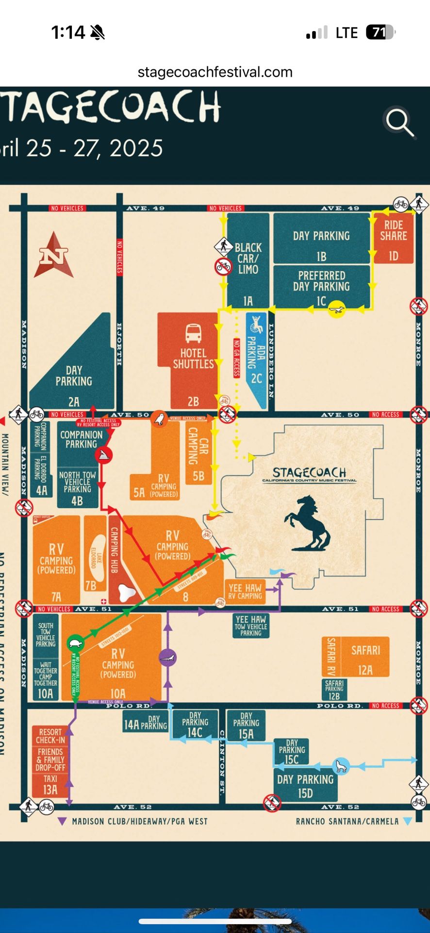 Lot 7A (Powered) RV Pass Lot For Stagecoach
