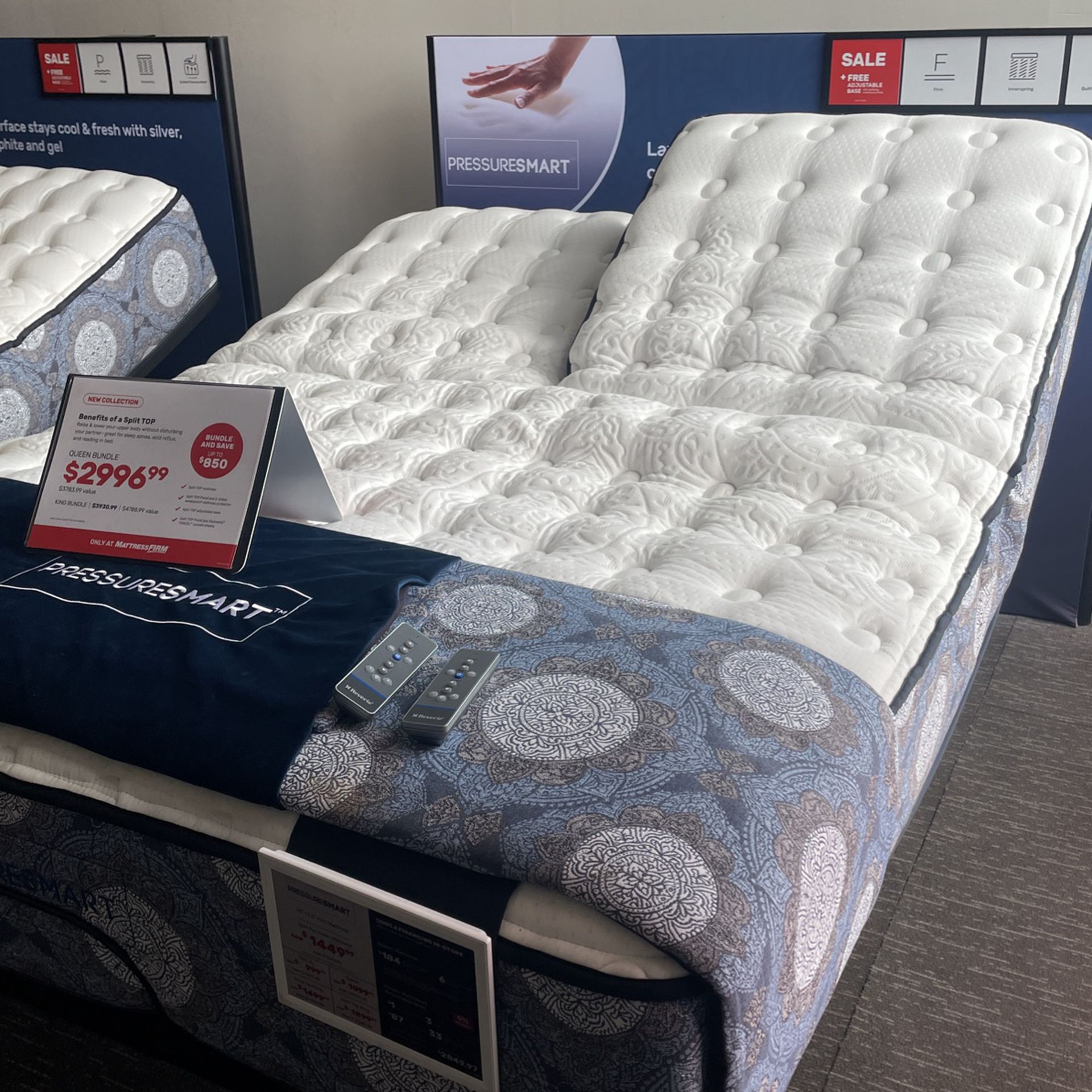 Firm Queen Mattress With Adjustable Base 