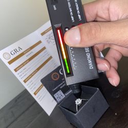 Moissanite Sterling Silver Ring (1.0) Carat