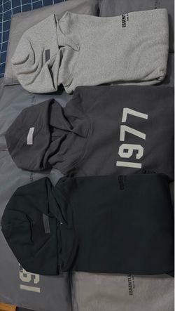 Fear of God Essentials 1977 Hoodies – Lot of 3