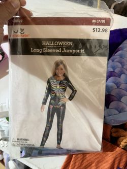 Girl Skeleton Size Medium 7-8