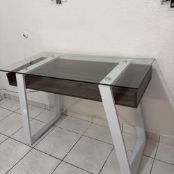 Grey Wood Desk