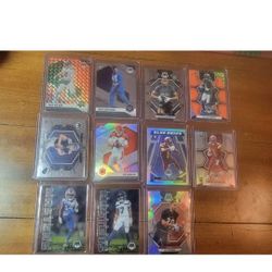 Lot Of 2021-23 NFL Mosaic Football Trading Cards Rookies Silvers Inserts