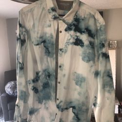 Calvin Klein Dress/casual Shirt Large