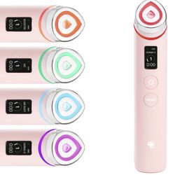medicube Age-R Booster Pro Pink | 6-IN-1 Real Glass Glow Beauty Massager