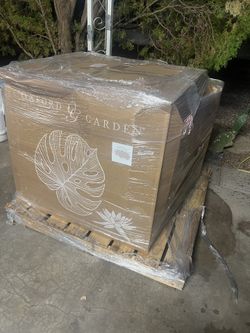 Oxford Garden Argento & Travira Furniture Set, Powder Coat Flint