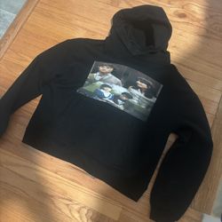 mens hoodie size M cropped