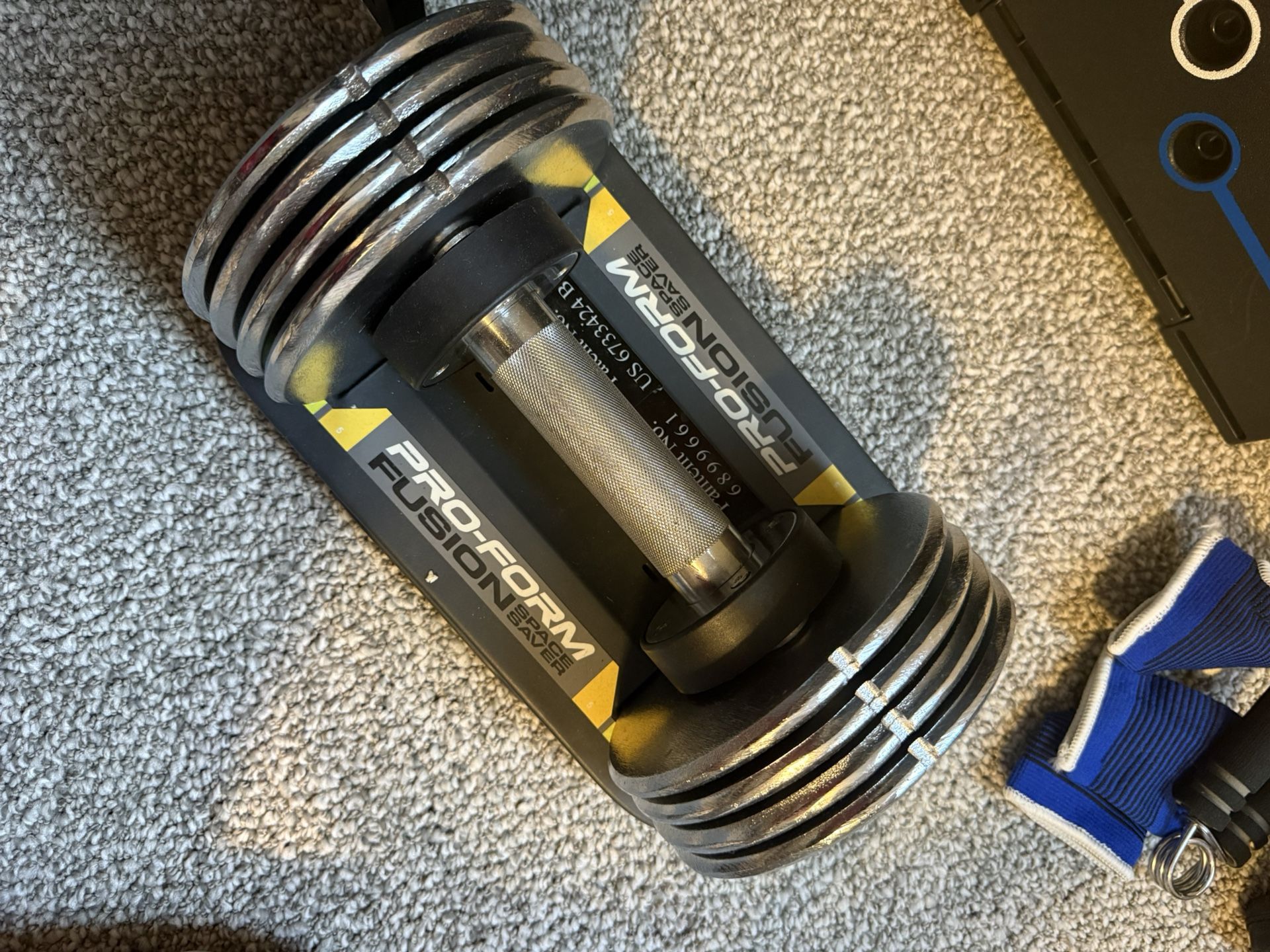 Adjustable dumbbell 5-25lbs