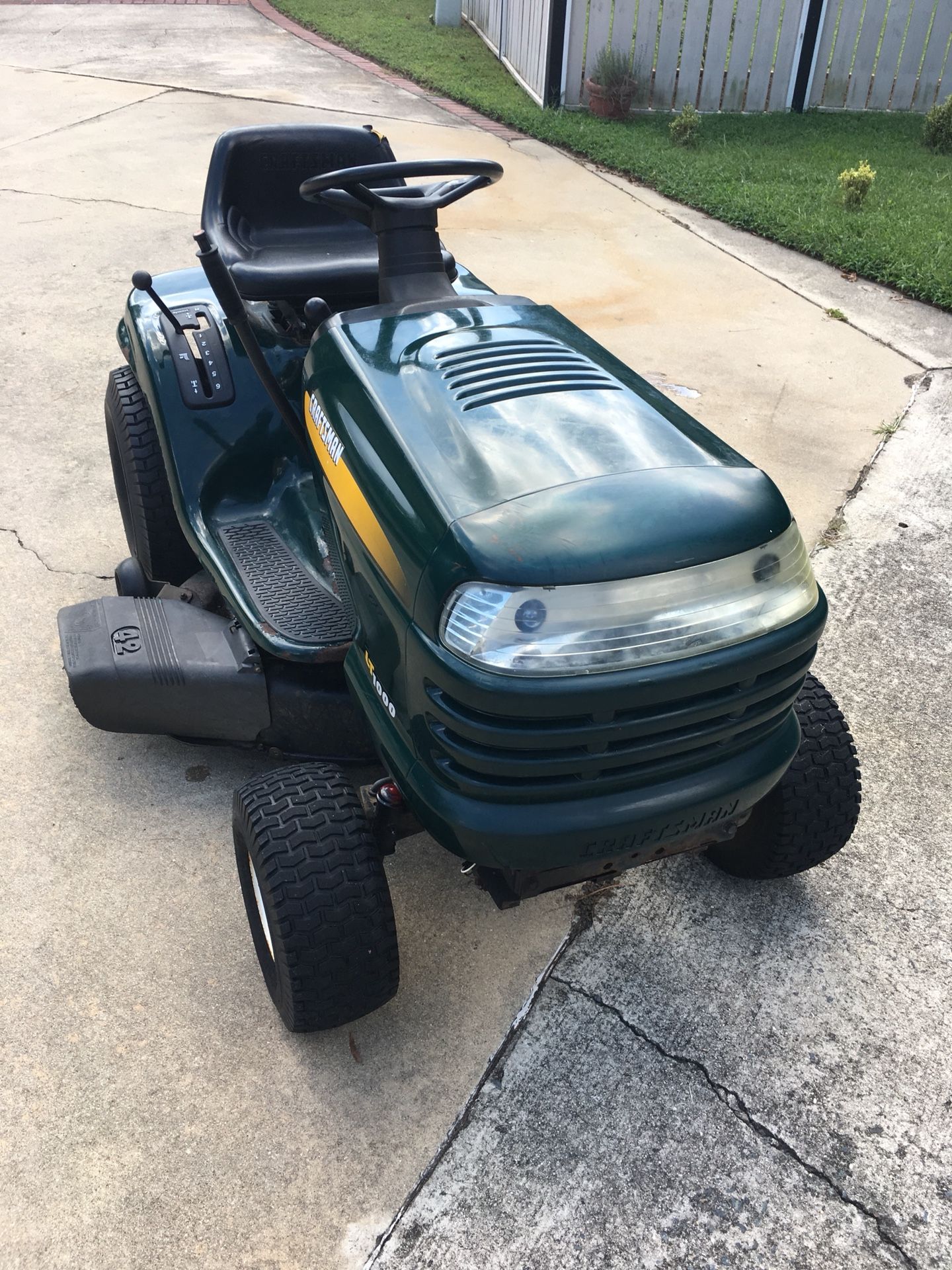 1998 craftsman online lt1000
