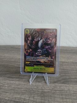 One Piece TCG The Azure Sea's Seven Gecko Moria SR Alt Art MINT