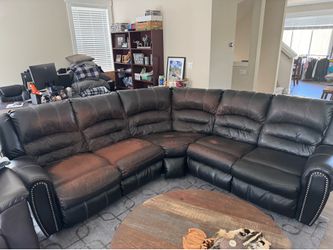 2-Piece Sectional, Worn but very functional