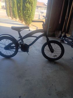 Custom Matte Black Cruiser Bike